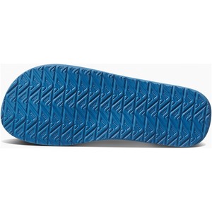 2019 Reef Mens Smoothy Sandals / Tongs Vintage Blue RF000313